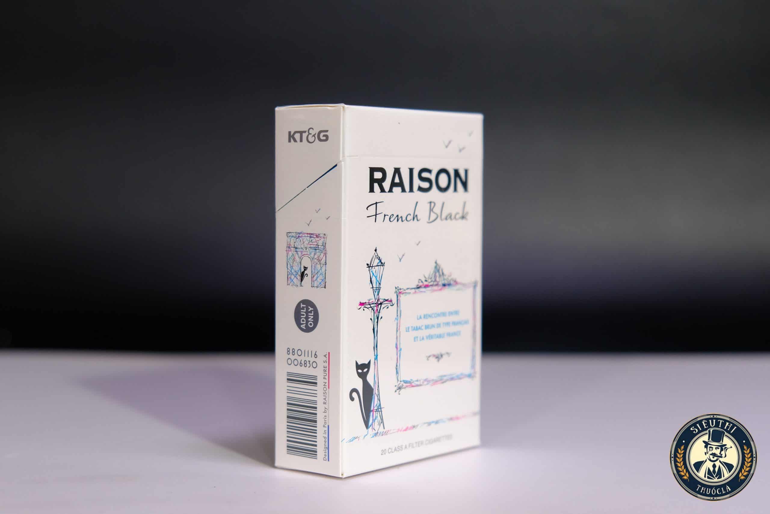 Bao bì Raison French Black vị nho bạc hà