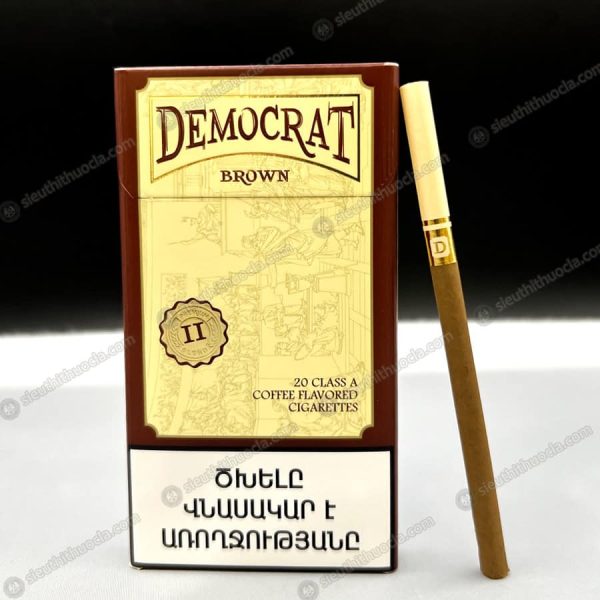 THUỐC LÁ DEMOCRAT COFFE BROWN